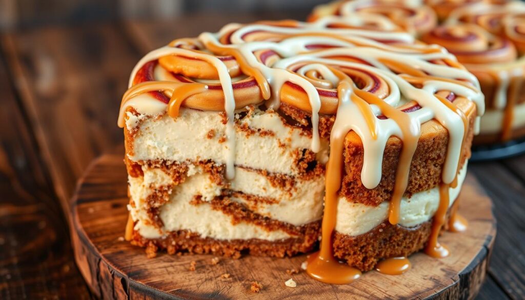 Cinnamon Roll Cheesecake