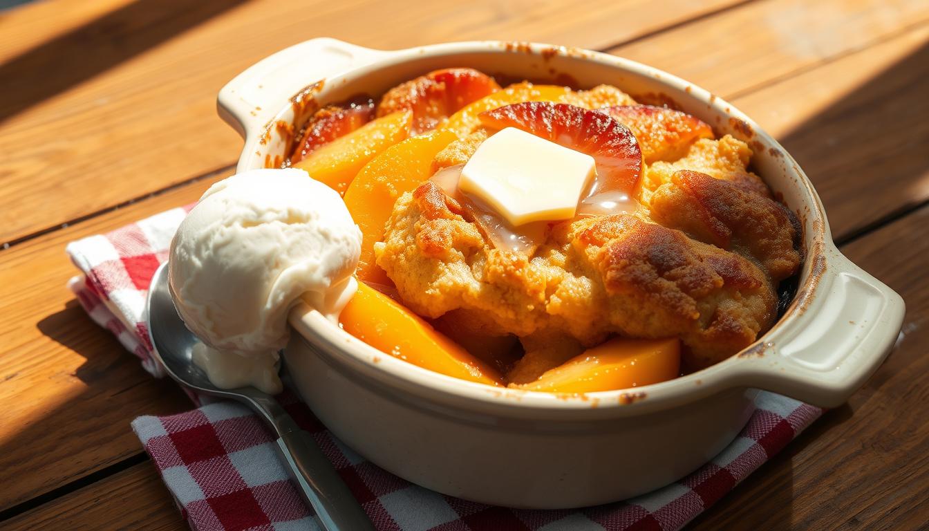 Peach Cobbler Using Cake Mix