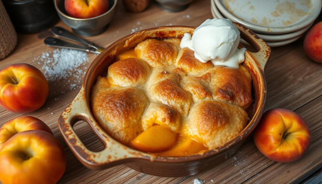 Peach Cobbler Using Cake Mix