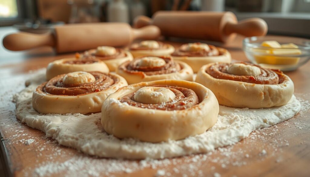 Cinnamon Roll Apple Pie