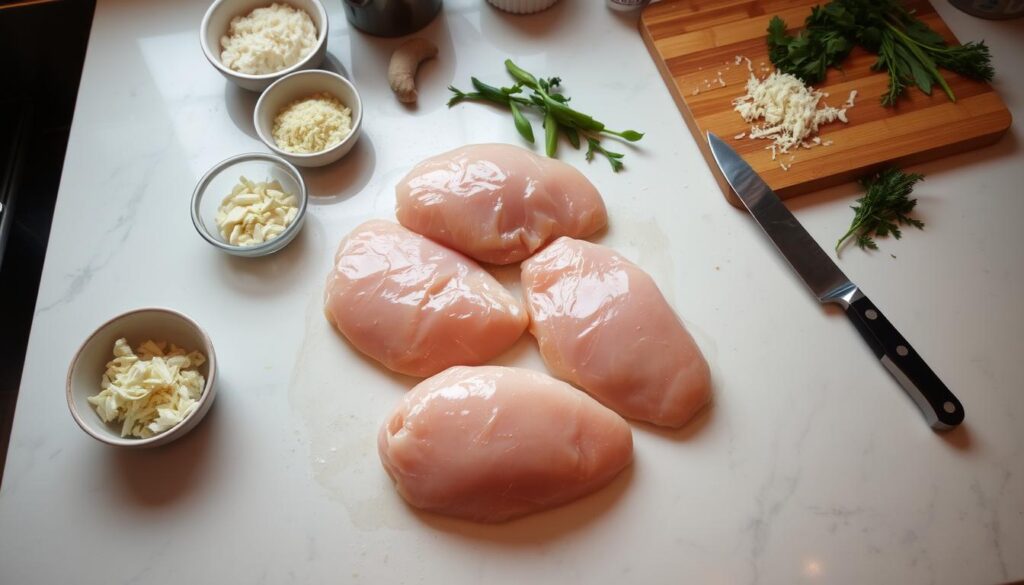 garlic parmesan chicken pasta
