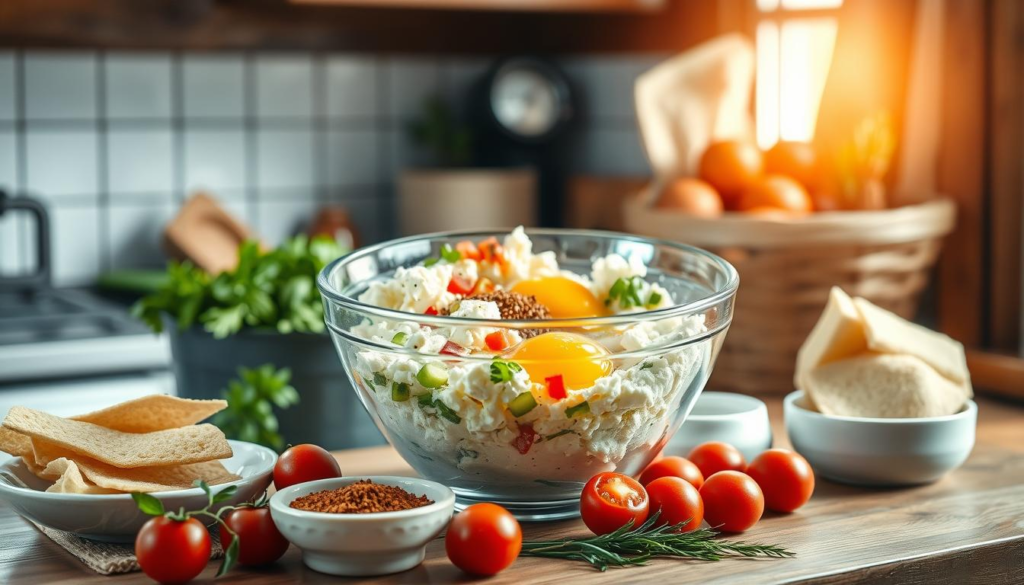 Cottage Cheese Egg Bake Preparation