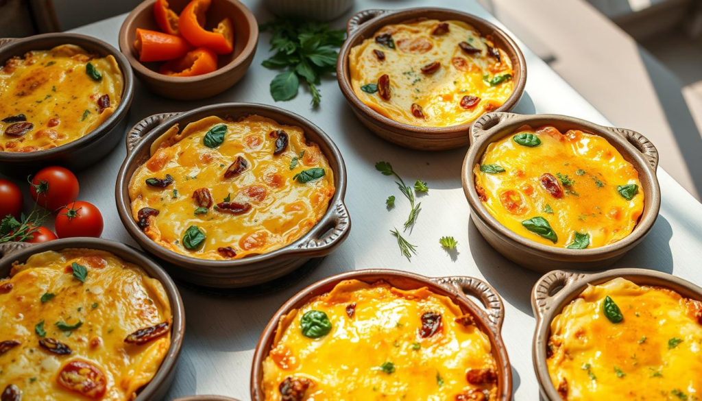 Customised Cheesy Egg Bake Variations