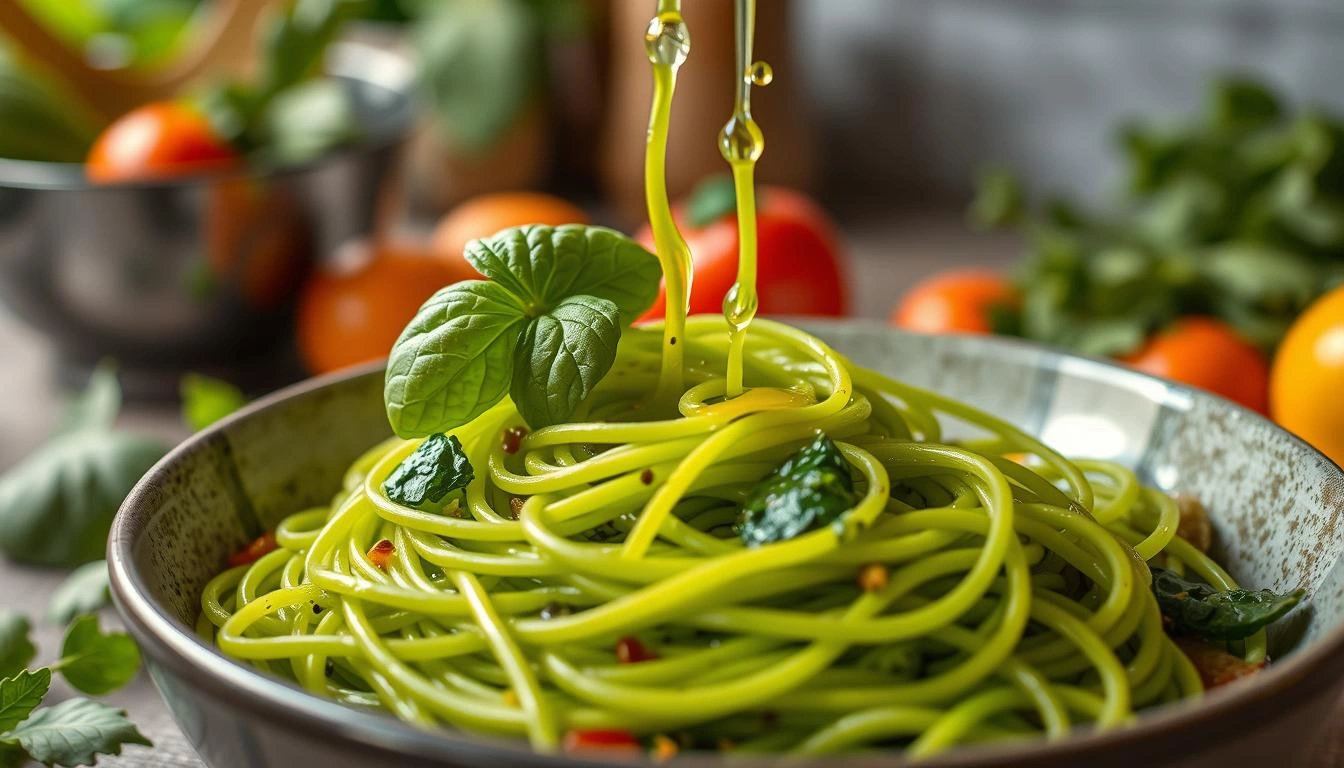 Green Spaghetti