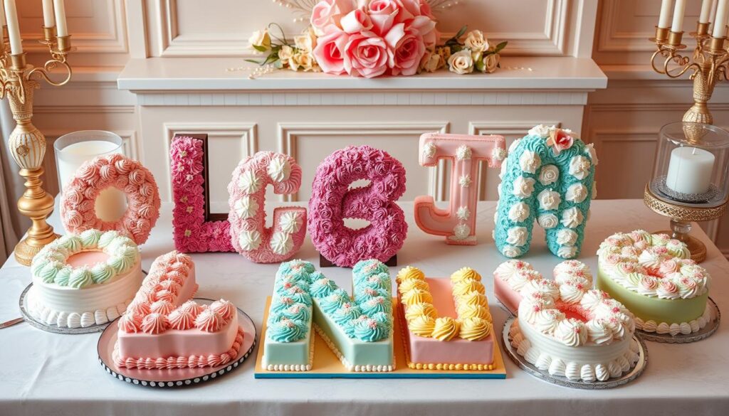 Letter Cakes