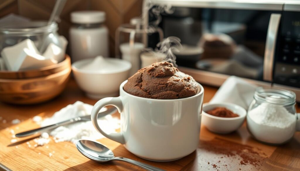 3 ingredient mug cake