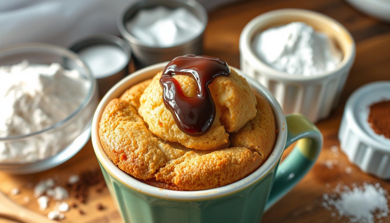 3 ingredient mug cake