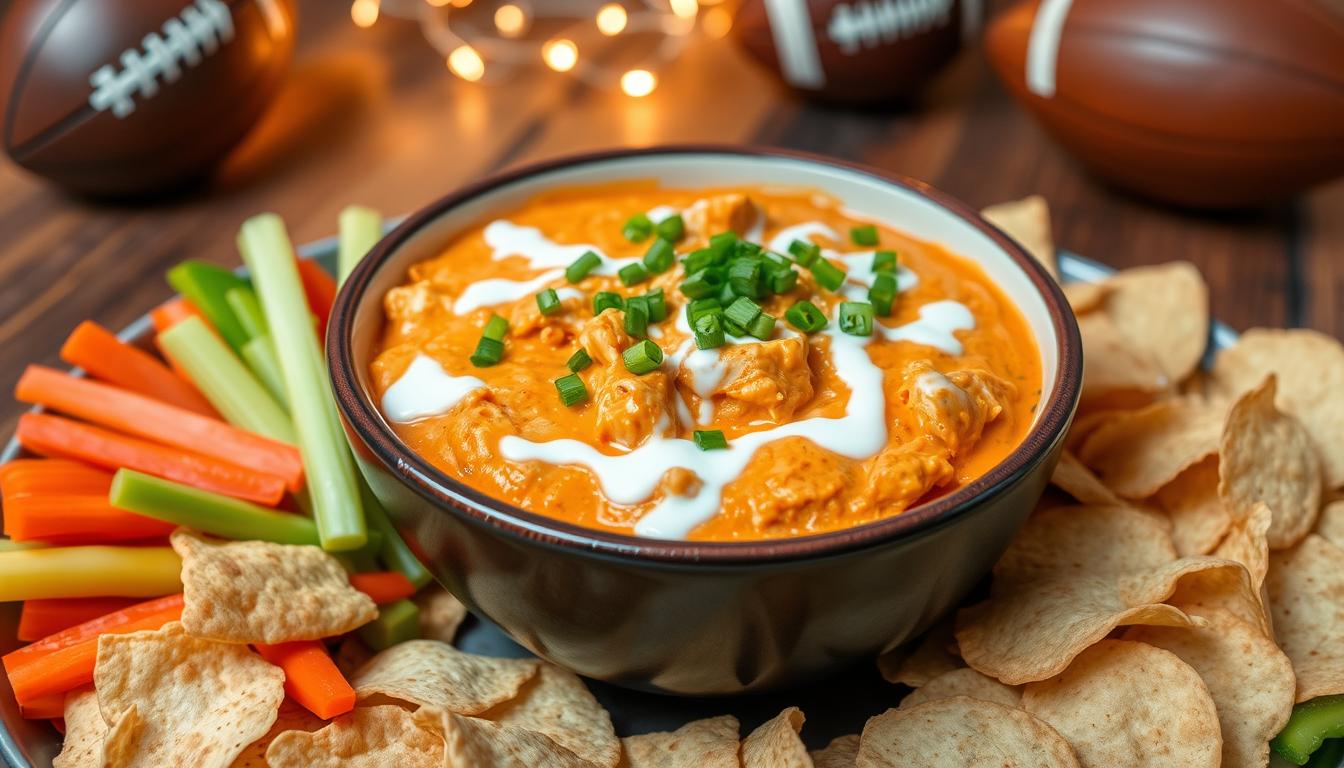 Healthy Buffalo Chicken Dip