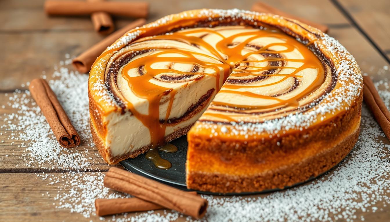 Cinnamon Roll Cheesecake