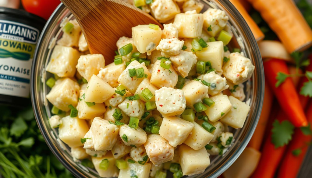 Hellmann's Potato Salad Recipe Mixing Technique