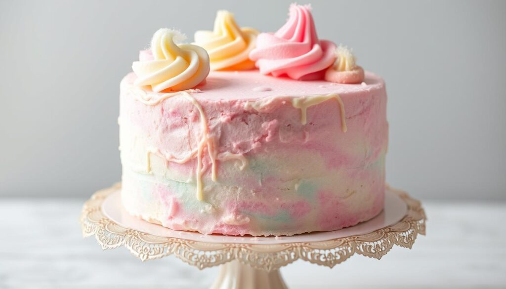 cotton candy cake decorations