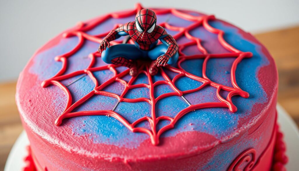 Spiderman Cake Character Design