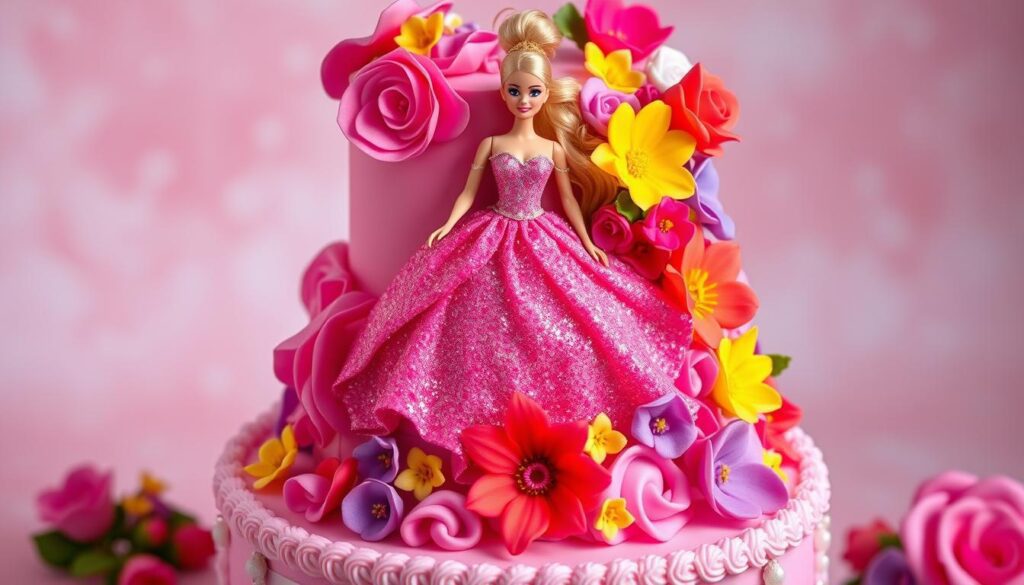 Barbie Birthday Cake