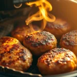 Crispy Sausage Patties in Air Fryer